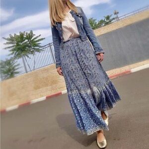 Mango floral Maxi skirt